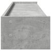 vidaXL Suport de monitor, gri beton, 100x24x16 cm, lemn prelucrat