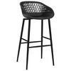 vidaXL Set mobilier de bar, 7 piese, negru