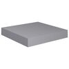 vidaXL Rafturi de perete suspendate, 2 buc., gri, 23x23,5x3,8 cm, MDF