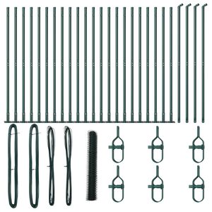 vidaXL St&acirc;lp de gard. Verde