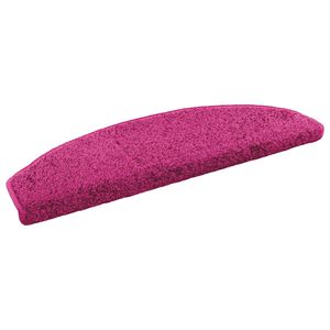 vidaXL Mochete autocolante pentru scară 15 buc. 80 x 24,5 x 3,5 cm Roz