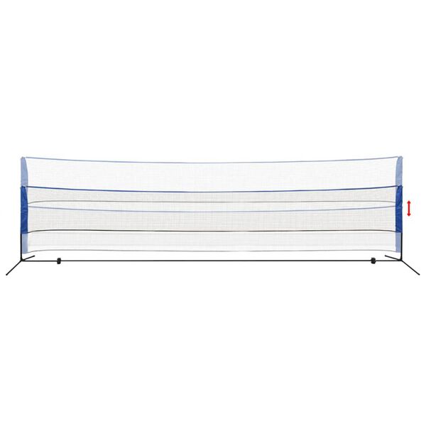 vidaXL Fileu de badminton cu fluturași, 600 x 155 cm