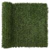 vidaXL Gard Artificial Verde deschis 1 x 6 m PVC și Oțel