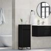 vidaXL Dulap de Baie Stejar Negru 40 x 30 x 100 cm Lemn compozit