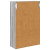 vidaXL Dulap de perete pentru baie Sonoma gri 40 x 16 x 62,5 cm