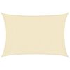 vidaXL P&acirc;nză parasolar, crem, 2,5 x 3,5 m, HDPE, 160 g/m&sup2;