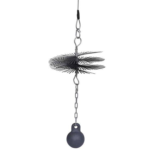 Perie Rotundă pentru Curățat Coșul de Fum Diametru 25 cm