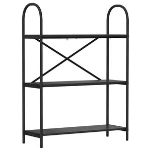 vidaXL Raft pentru cărți 3 niveluri 80 x 30 x 109 cm Lemn prelucrat