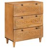vidaXL Bufet Maro deschis 60 x 33 x 75 cm Lemn masiv de mango