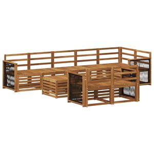 vidaXL Seturi de canapele Lemn Solid de Acacia