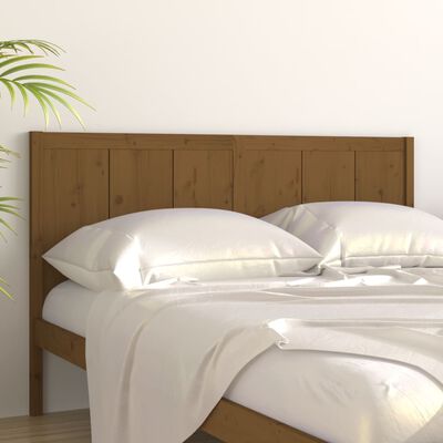 vidaXL Tăblie de pat, maro miere, 155,5x4x100 cm, lemn masiv de pin