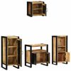 vidaXL Set de mobilier pentru baie cu sertar 4 pcs Lemn de mango solid