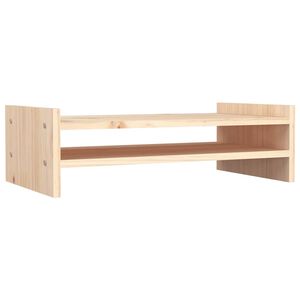 vidaXL Suport pentru monitor, 50x27x15 cm, lemn masiv de pin
