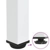 vidaXL Picioare pentru măsuță de cafea, 4 buc., alb, 30-32 cm, oțel