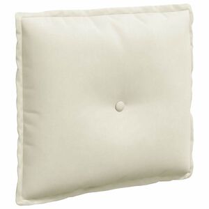vidaXL Perna pentru spate Crem 50 x 45 cm Țesătură din corduroy
