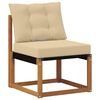 vidaXL Set de canapele de exterior Lemn solid de Acacia și Textilene