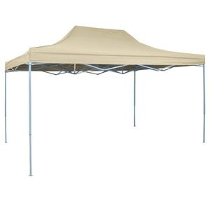 42511 vidaXL Foldable Tent Pop-Up 3x4,5 m Cream White