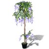 vidaXL Glicină artificială cu ghiveci, 120 cm