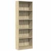 vidaXL Bibliotecă, stejar sonoma, 60x24x176 cm, lemn prelucrat