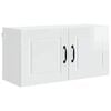 vidaXL Dulap de perete PORTO Alb lucios 80 x 31 x 40 cm Lemn prelucrat