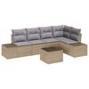 vidaXL Set de canapele pentru grădină Beige și gri deschis poliratan