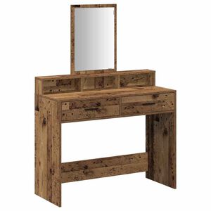 vidaXL Masă de Machiaj Lemn vechi 100 x 41 x 140 cm Lemn prelucrat