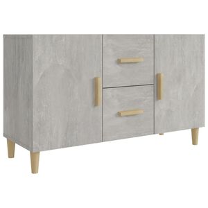vidaXL Servantă, gri beton, 100x36x60 cm, lemn prelucrat
