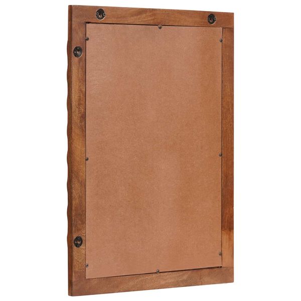 vidaXL Oglindă pentru baie Finisaj Acacia Maro 50 x 70 x 2,5 cm