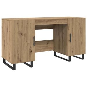 vidaXL Birou stejar artizanal Lemn prelucrat 140 x 50 x 75 cm