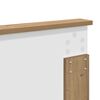 vidaXL Cadru de pat Stejar artizanal 150 x 200 cm Lemn de pin masiv