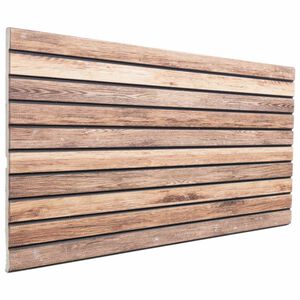 vidaXL Panouri de perete 5 buc. 100 x 50 cm Maro deschis Spumă EPS