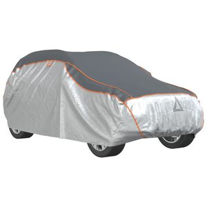 vidaXL Husă auto SUV, protecție grindină, complet, gri și argintiu, M