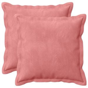 vidaXL Husă pentru pernă 2 pcs HOUTEN Roz 30 x 30 cm Catifea