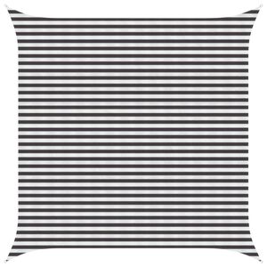 vidaXL P&acirc;nză de umbră Antracit și Alb 4,5 x 4,5 m HDPE