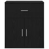 vidaXL Bufet cu sertar Stejar Negru 60 x 31 x 70 cm Lemn compozit