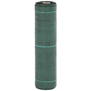 vidaXL Membrană antiburuieni, verde, 0,5x10 m, PP