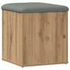 vidaXL Bancă de depozitare Stejar Artisan 42x42x45 cm Lemn prelucrat
