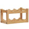 vidaXL Suport 6 sticle de vin, 37 x 21 x 21, lemn masiv de stejar