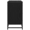 vidaXL Dulap pentru Chiuveta de Baie Stejar Negru 65 x 33 x 60 cm