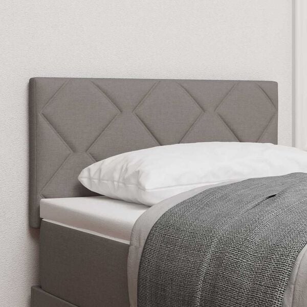 vidaXL Tăblie cap cu headboard Gri taupe 80 cm Piele artificială
