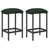 vidaXL Scaun de bar 2 buc. Verde &icirc;nchis 40 x 32 x 74 cm Lemn prelucrat