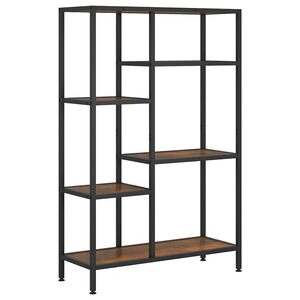 vidaXL Bibliotecă, 80x30x120 cm, oțel și lemn prelucrat