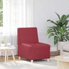 vidaXL Unitate Sofa Modulară Fără Brațe 3 pcs Roșu Vin 55 x 74 x 82 cm