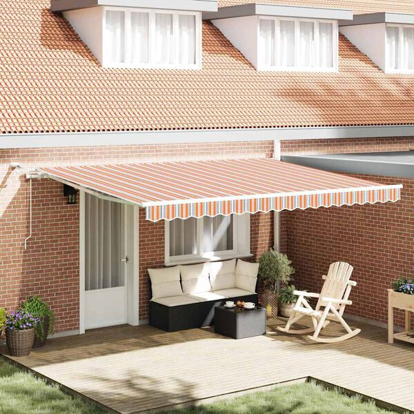 vidaXL Cortina Retractabilă Multicolour 450 &times; 300 cm