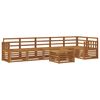 vidaXL Set de canapele de exterior 7 buc. natural Poliester