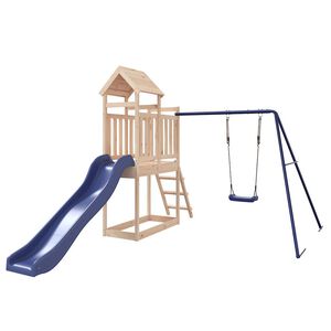 vidaXL Set de joacă pentru exterior, lemn masiv de pin