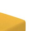 vidaXL Canapea extensibilă cu 2 locuri, galben, catifea