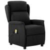 vidaXL Scaun de masaj Negru 93.5 x 67.5 x 101.5 cm țesătură