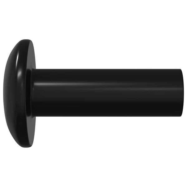 vidaXL Nuci cu M&acirc;neci 8451 pcs Negru Metal