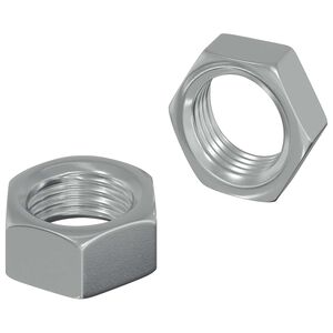 vidaXL Piuliță hexagonală 2 buc. Argintiu M6 Metal